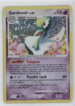 Gardevoir Holo Pokemon Diamond & Pearl Secret Wonders #7 2007 - Image 1