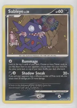 Sableye Pokemon Diamond & Pearl Secret Wonders #63 2007 - Image 1