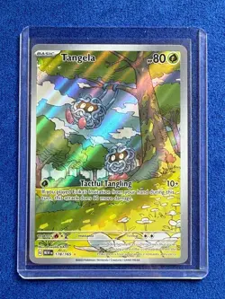 Pokemon Tangela 178/165 Sv: Scarlet & Violet 151 Illustration Rare Holo EN - Image 1