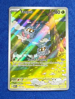 Pokemon Tangela 178/165 Sv: Scarlet & Violet 151 Illustration Rare Holo EN - Image 2