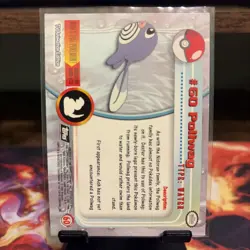 Poliwag #60 Topps Black Logo Foil Holo Pokemon TV Animation Edition NM - Image 2