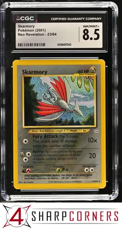 2001 POKEMON NEO REVELATION #23 SKARMORY CGC 8.5 - Image 1
