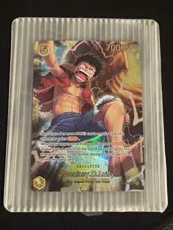 One Piece TCG OP15 Adventure On Kami’s Island Op15-119 Monkey D. Luffy SEC NM - Image 4
