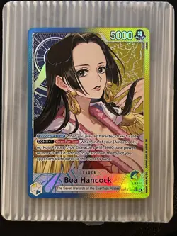 One Piece The Azure Sea’s Seven OP14-041 Boa Hancock Alt Art Leader English NM - Image 2
