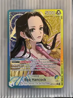 One Piece The Azure Sea’s Seven OP14-041 Boa Hancock Alt Art Leader English NM - Image 3