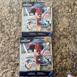 NEW X2 Disney Lorcana: Fabled Collection Starter Set (8 Booster Packs) - Image 1
