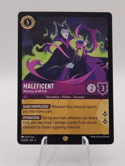 EN3 Disney Lorcana MALEFICENT Legendary #51 Mistress of All Evil Into the Ink - Image 1