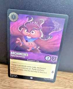 Disney Lorcana TCG - The First Chapter - Archimedes Owl 36/204 Common Cold Foil - Image 1