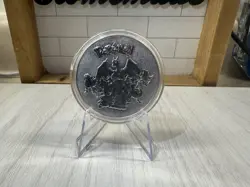 Pokemon Blastoise Collectible Coin Silver Metal Medallion Pokemon TCG - Image 3