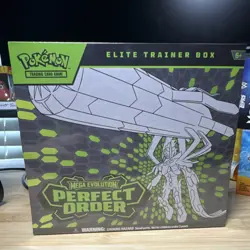 Pokemon TCG Mega Evolution Perfect Order Elite Trainer Box English Sealed - Image 1