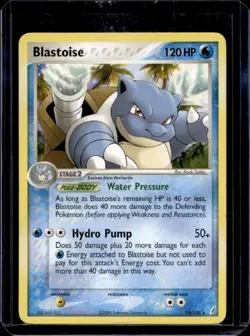 2006 Pokemon EX Crystal Guardians Blastoise #14/100 - Image 1