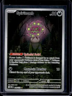 2025 Pokemon Mega Evolution Spiritomb Illustration Rare #148/132 - Image 1