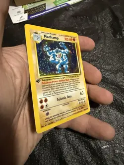Pokemon TCG Machamp Holo Rare 1st Edition Base Set 8/102 - Image 3