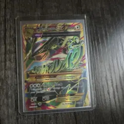 The Pokemon Company M Rayquaza EX 98/98 XY Ancient Origins Holo Full Art 2015 - Image 1