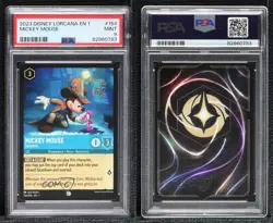 2023 Disney Lorcana - The First Chapter 1 Mickey Mouse Detective #154 PSA 9 MINT - Image 3