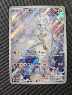 N's Reshiram 167/159 Journey Together Illustration Rare Pokemon Card NM - Image 2