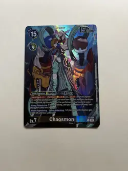 Digimon Card Game Chaosmon P-221 Promo Time Stranger LP - Image 1