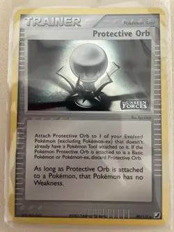 Protective Orb 90/115 EX Unseen Forces Pokemon Card Reverse Holo Rare LP - Image 1