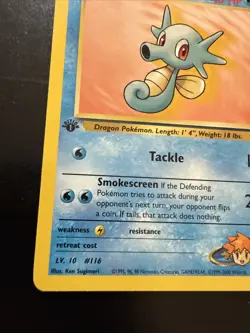 Misty's Horsea 86/132 1st Edition - Gym Heroes Set - Pokemon Card - Excellent - Image 5