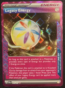 Legacy Energy Twilight Masquerade Holo Ace Rare Pokemon Card 167/167 - Image 1