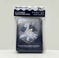 Pokemon WCS 2023 Yokohama Lapras & Pikachu 64 Card Sleeves - Image 1