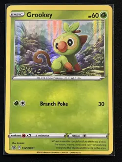 Grookey Scorbunny Sobble SWSH001 SWSH002 SWSH003 Standard Size Pokemon Card - Image 2