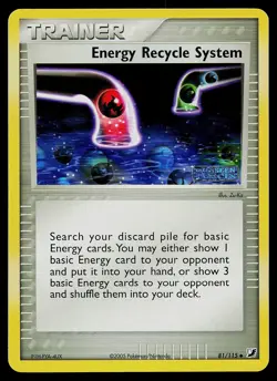 Pokemon Card - Energy Recycle System Unseen Forces 81/115 Reverse Holo Stamped - Image 1
