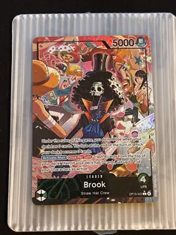 Brook OP15-022 Alt Art Leader Adventure on Kami's Island ONE PIECE Card English - Image 1