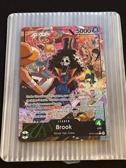 Brook OP15-022 Alt Art Leader Adventure on Kami's Island ONE PIECE Card English - Image 4