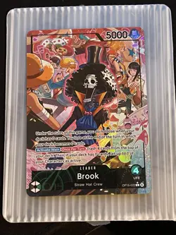 Brook OP15-022 Alt Art Leader Adventure on Kami's Island ONE PIECE Card English - Image 5