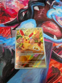 Plusle 193/182 - PAR Paradox Rift - Near Mint NM Illustration Rare Pokemon Card - Image 3
