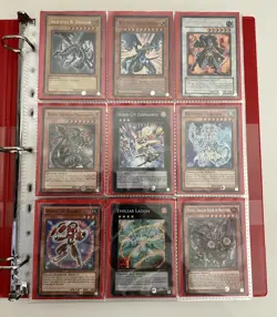 Yu-Gi-Oh 125 Foil Card Binder Lot Red-Eyes Black Dragon Blue-Eyes Shining Dragon - Image 2