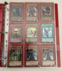 Yu-Gi-Oh 125 Foil Card Binder Lot Red-Eyes Black Dragon Blue-Eyes Shining Dragon - Image 3