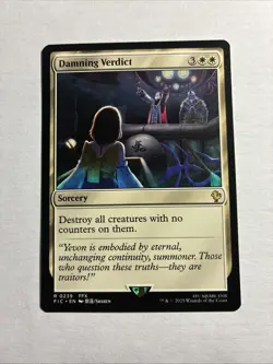 Damning Verdict - Commander: FINAL FANTASY MTG Plus Bonus Rare!!! - Image 1