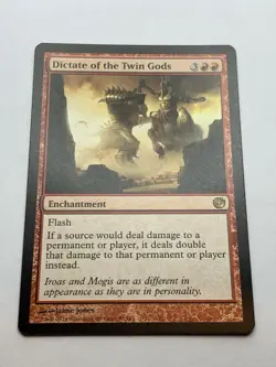 Dictate of the Twin Gods - Journey Into Nyx - MTG - Rare - Magic The Gathering - Image 2