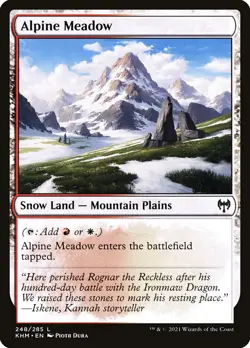 MTG Alpine Meadow Kaldheim 248/285 Regular Common - Image 1
