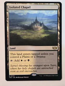 MTG Isolated Chapel Tarkir: Dragonstorm Commander 0373 Regular Rare - Image 2