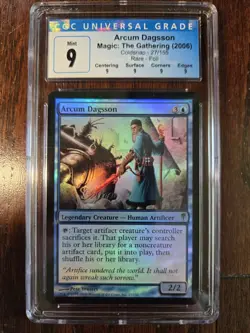 FOIL Arcum Dagsson Coldsnap CSP MTG Magic the Gathering - Graded 9 - Image 1