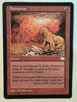 MTG Firestorm Weatherlight 101 Regular Rare LP - Image 2