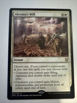Akroma's Will Commander Legends Regular - Image 1