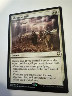 Akroma's Will Commander Legends Regular - Image 3