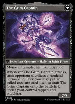 MTG Throne of the Grim Captain The Lost Caverns of Ixalan 0266 Regular Rare - Image 2
