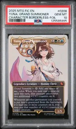 Yuna, Grand Summoner (Borderless) Commander: Final Fantasy Foil - Image 2