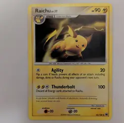 Pokemon Raichu Majestic Dawn 45/100 Uncommon 2008 Near Mint - Image 1
