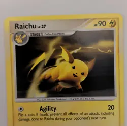 Pokemon Raichu Majestic Dawn 45/100 Uncommon 2008 Near Mint - Image 3
