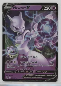 Mewtwo V Pokemon Sword & Shield Pokemon Go #030 - Image 1