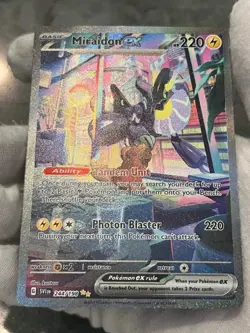 Pokemon TCG Miraidon ex 244/198 Scarlet & Violet Special Illustration Rare NM - Image 4