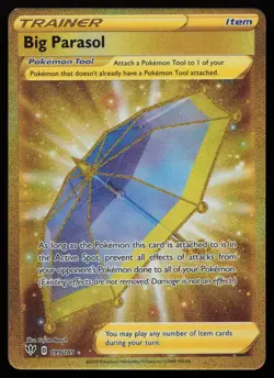 Big Parasol 199/189 Secret Rare Darkness Ablaze Pokemon NM - Image 1