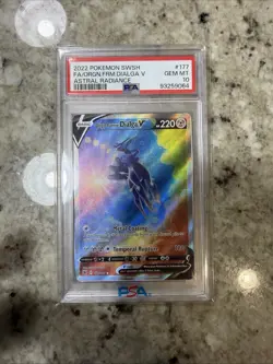 Pokemon Origin Forme Dialga V 177/189 Astral Radiance Full Art Holo PSA 10 - Image 1