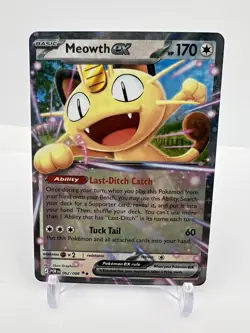 Meowth EX 62/88 : Double Rare - Perfect Order Pokemon TCG English NM - Image 1
